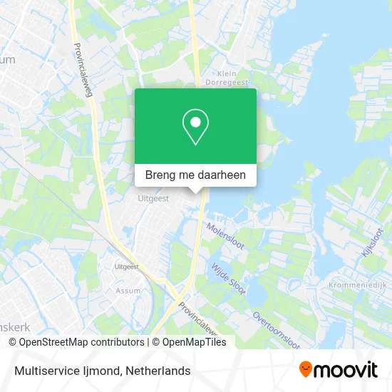 Multiservice Ijmond kaart