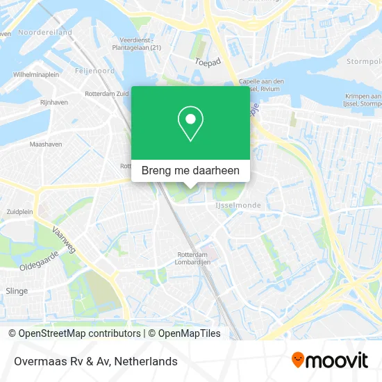 Overmaas Rv & Av kaart