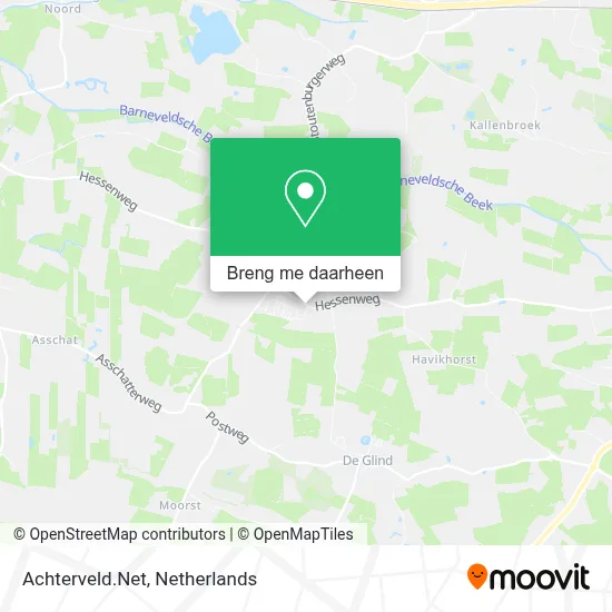 Achterveld.Net kaart