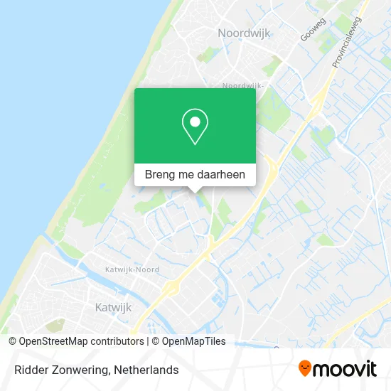 Ridder Zonwering kaart