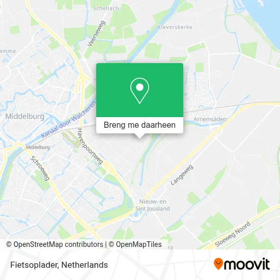 Fietsoplader kaart