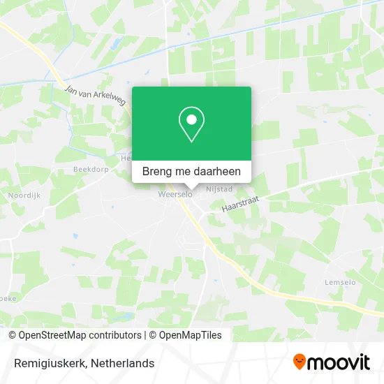 Remigiuskerk kaart