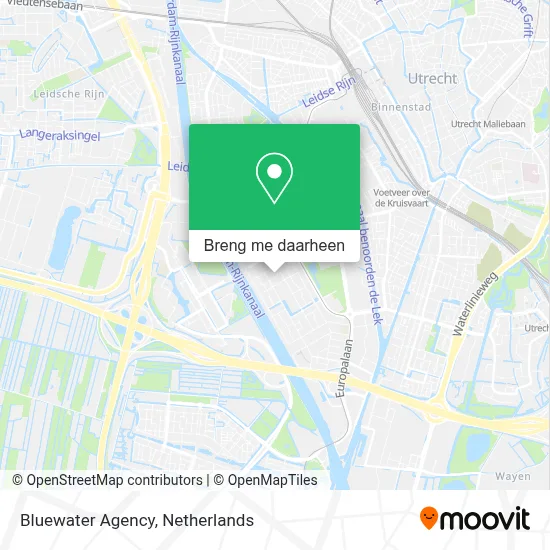 Bluewater Agency kaart