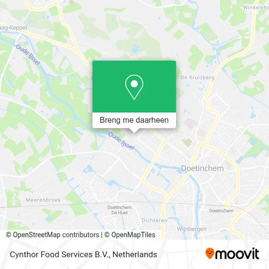 Cynthor Food Services B.V. kaart