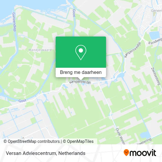 Versan Adviescentrum kaart