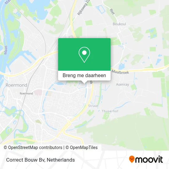 Correct Bouw Bv kaart