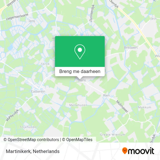 Martinikerk kaart