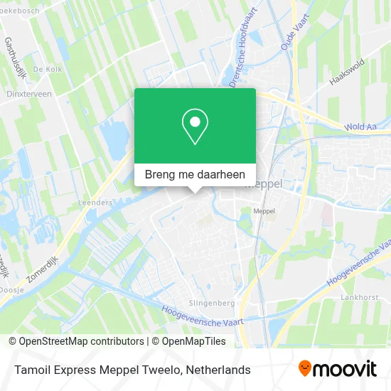 Tamoil Express Meppel Tweelo kaart