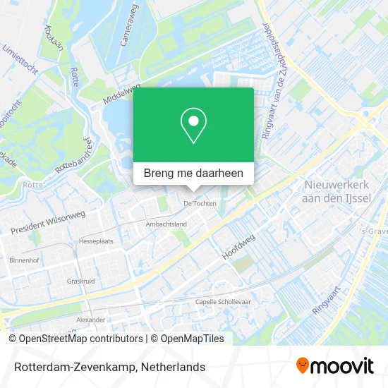 Rotterdam-Zevenkamp kaart
