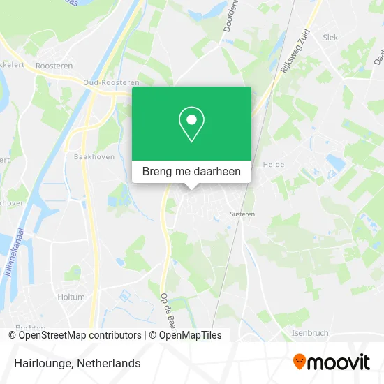 Hairlounge kaart