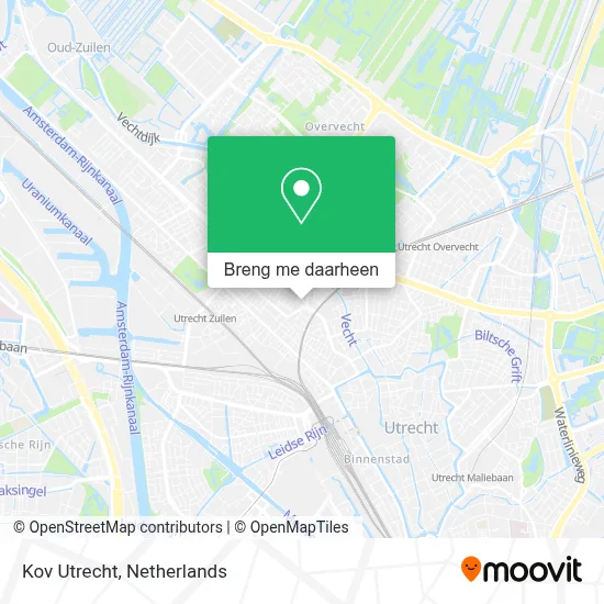 Kov Utrecht kaart