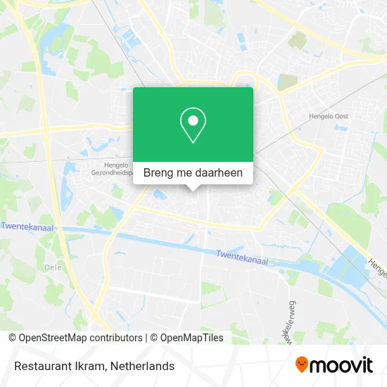 Restaurant Ikram kaart