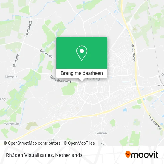 Rh3den Visualisaties kaart