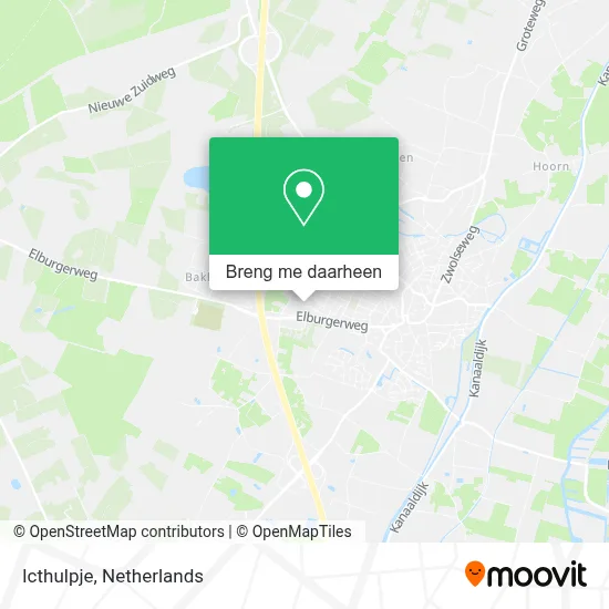 Icthulpje kaart