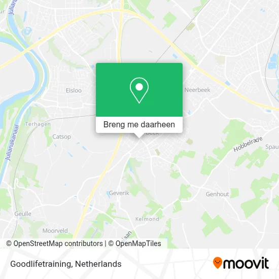 Goodlifetraining kaart