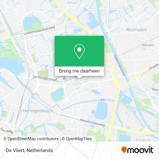 De Vliert kaart