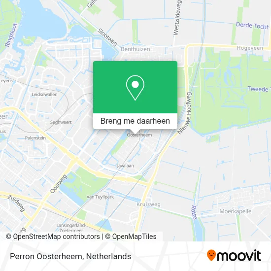 Perron Oosterheem kaart
