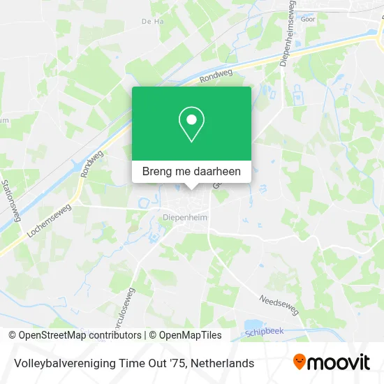 Volleybalvereniging Time Out '75 kaart