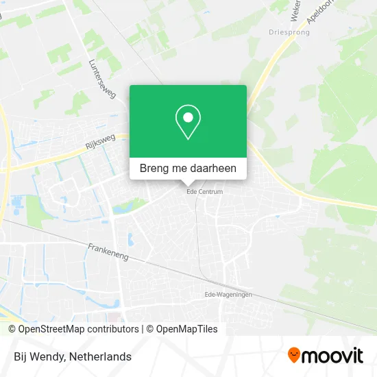 Bij Wendy kaart