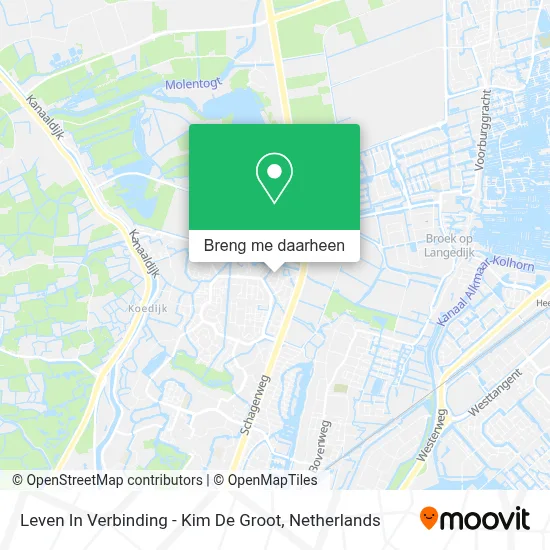 Leven In Verbinding - Kim De Groot kaart