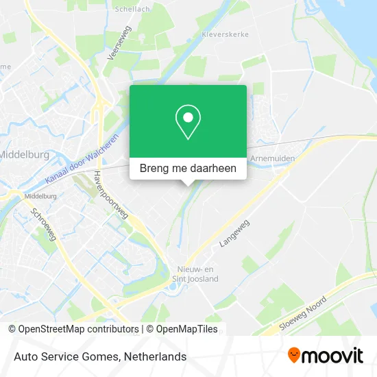 Auto Service Gomes kaart