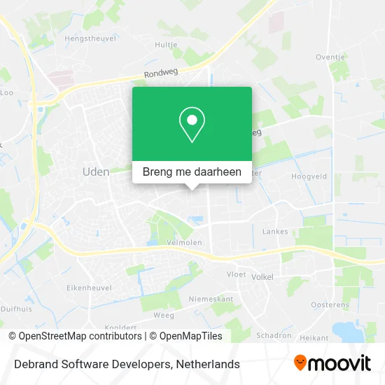 Debrand Software Developers kaart