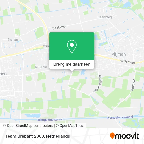 Team Brabant 2000 kaart