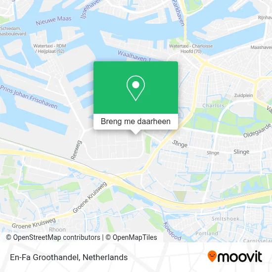 En-Fa Groothandel kaart