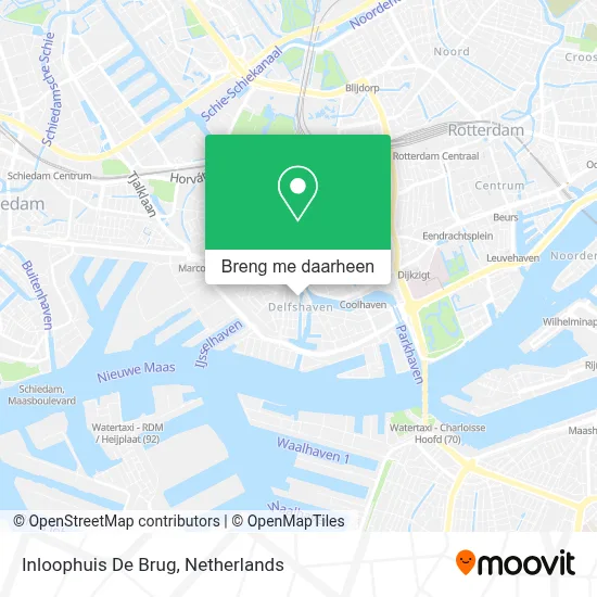 Inloophuis De Brug kaart