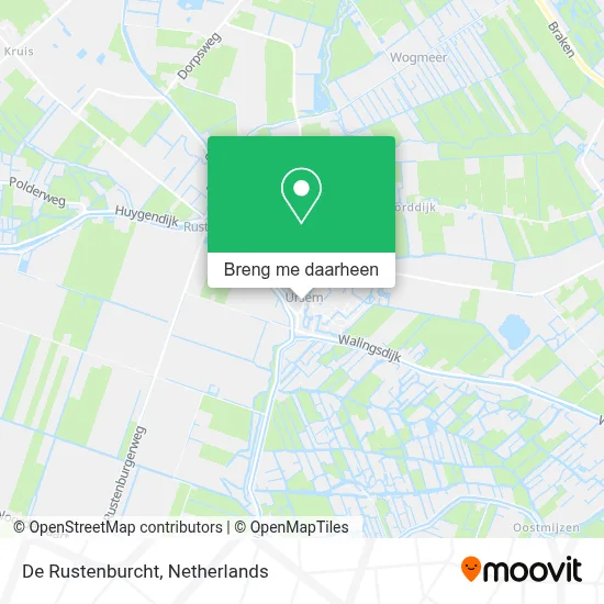De Rustenburcht kaart