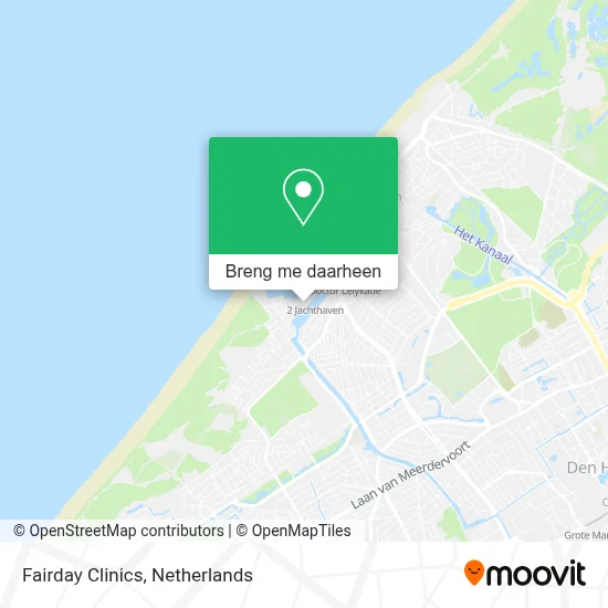 Fairday Clinics kaart