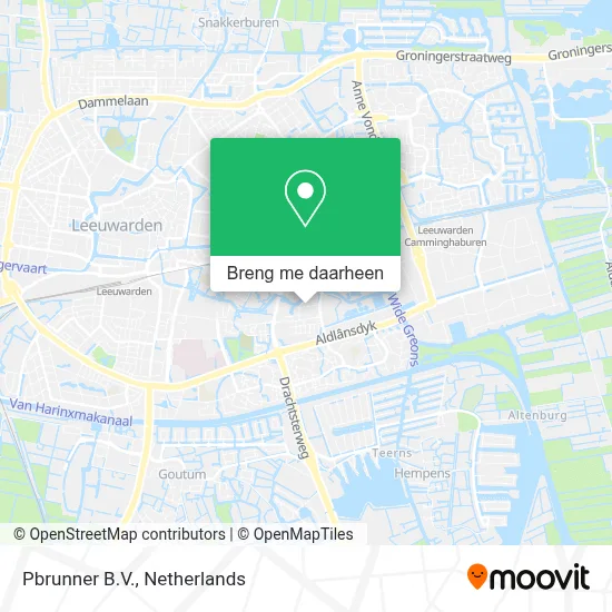 Pbrunner B.V. kaart