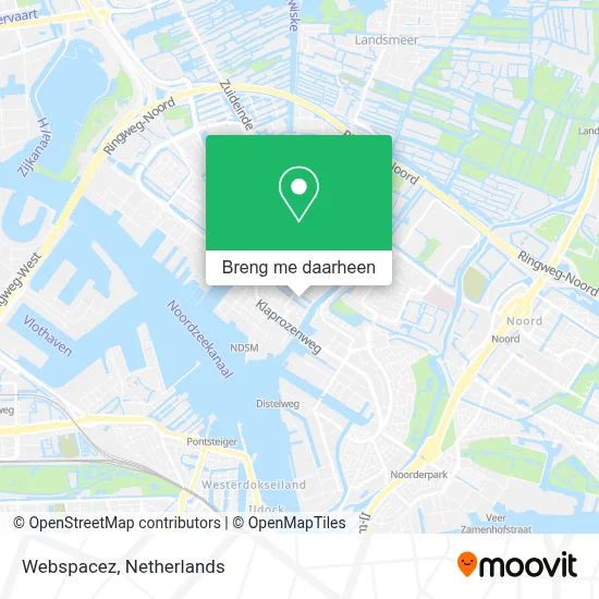 Webspacez kaart