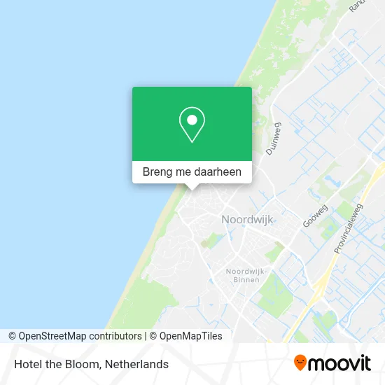 Hotel the Bloom kaart
