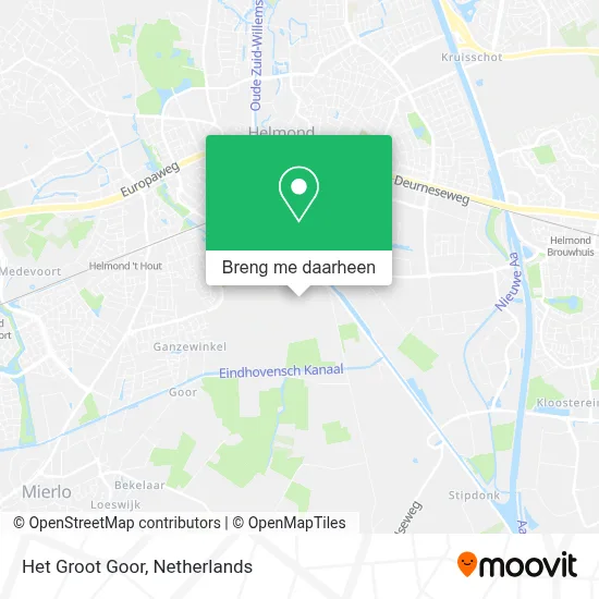 Het Groot Goor kaart