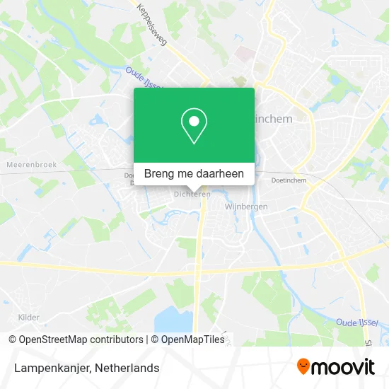 Lampenkanjer kaart