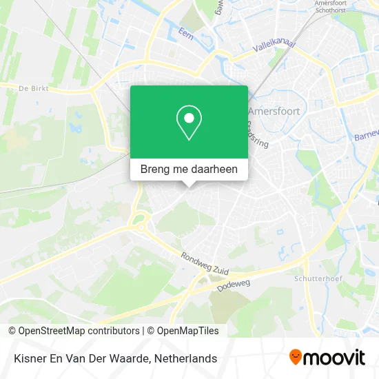 Kisner En Van Der Waarde kaart