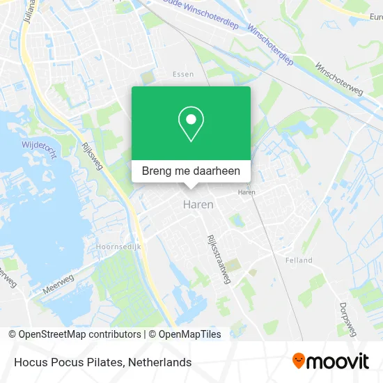 Hocus Pocus Pilates kaart