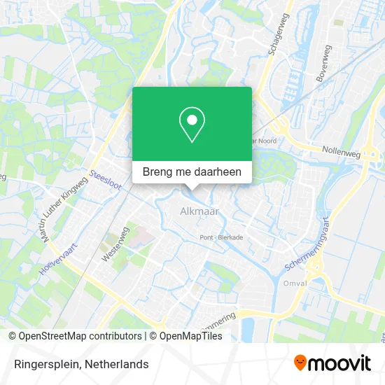 Ringersplein kaart