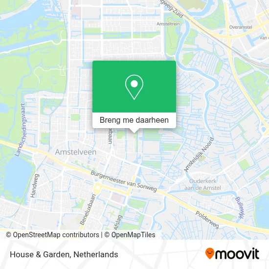 House & Garden kaart