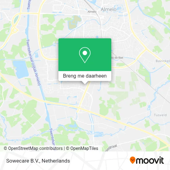 Sowecare B.V. kaart