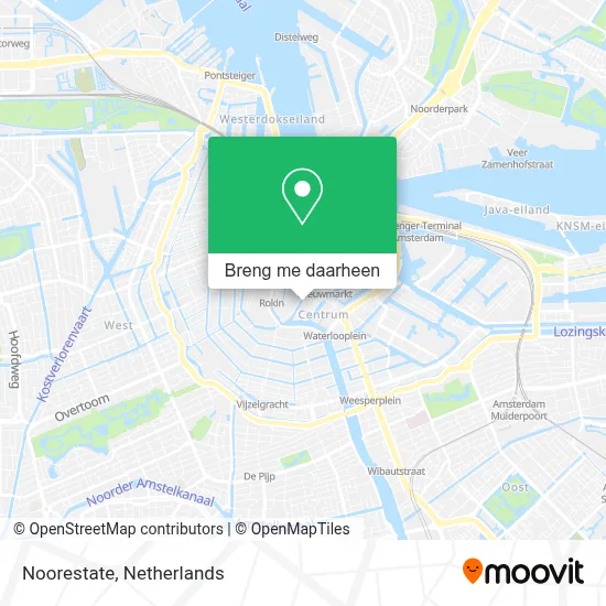 Noorestate kaart