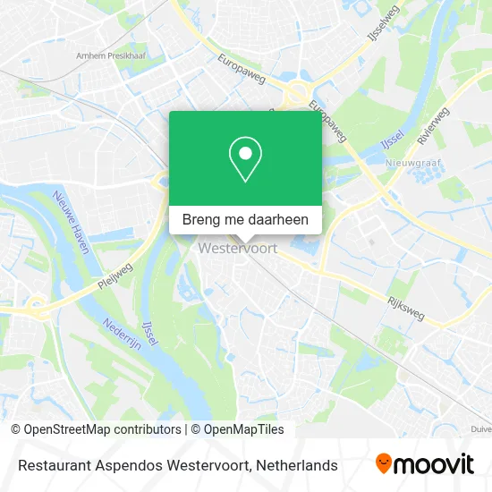 Restaurant Aspendos Westervoort kaart