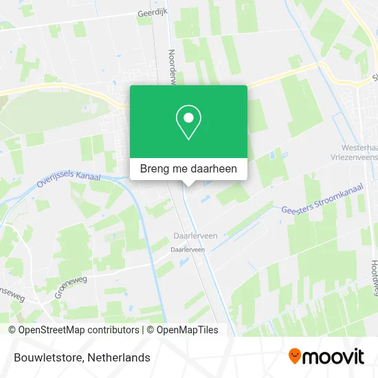 Bouwletstore kaart