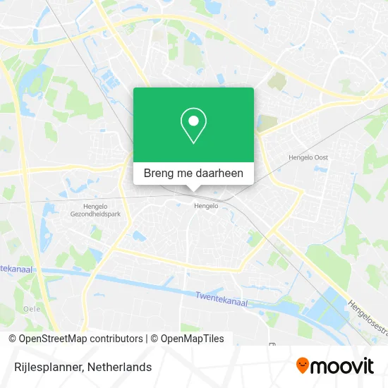 Rijlesplanner kaart