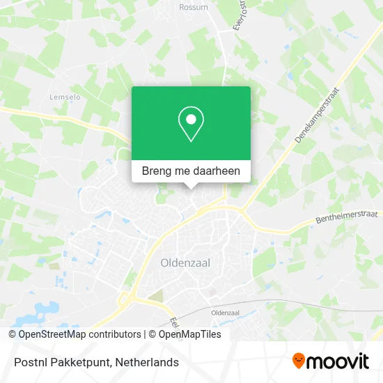 Postnl Pakketpunt kaart