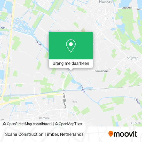 Scana Construction Timber kaart