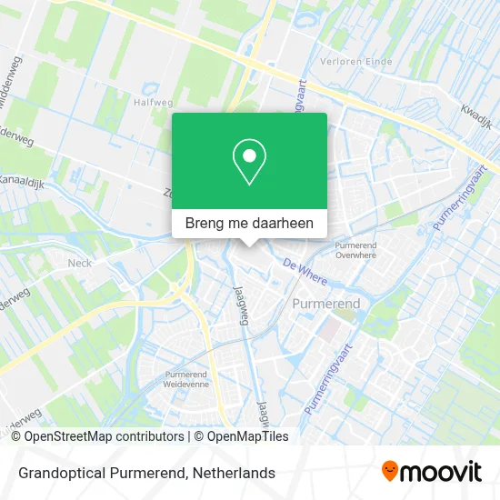 Grandoptical Purmerend kaart