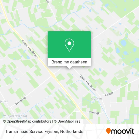 Transmissie Service Fryslan kaart
