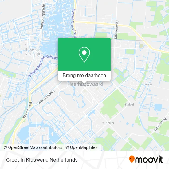 Groot In Kluswerk kaart